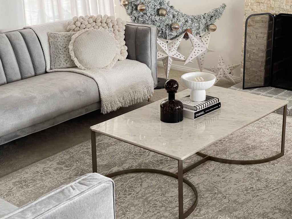 Aaerin Charcoal Grey And Ivory Traditional Distressed Rug