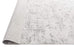 Adela Grey and Ivory Distressed Floral Rug
