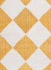 Agatha Ivory and Yellow Checkered Rug