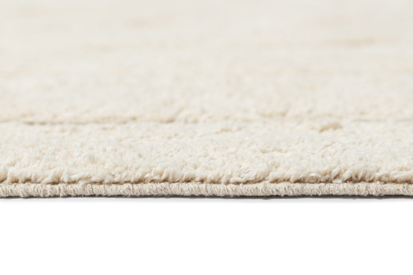 Allison Cream Beige Modern Cotton Washable Rug