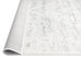 Andra Grey and Ivory Traditional Distressed Rug