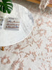 Aria Pink and Ivory Floral Transitional Rug