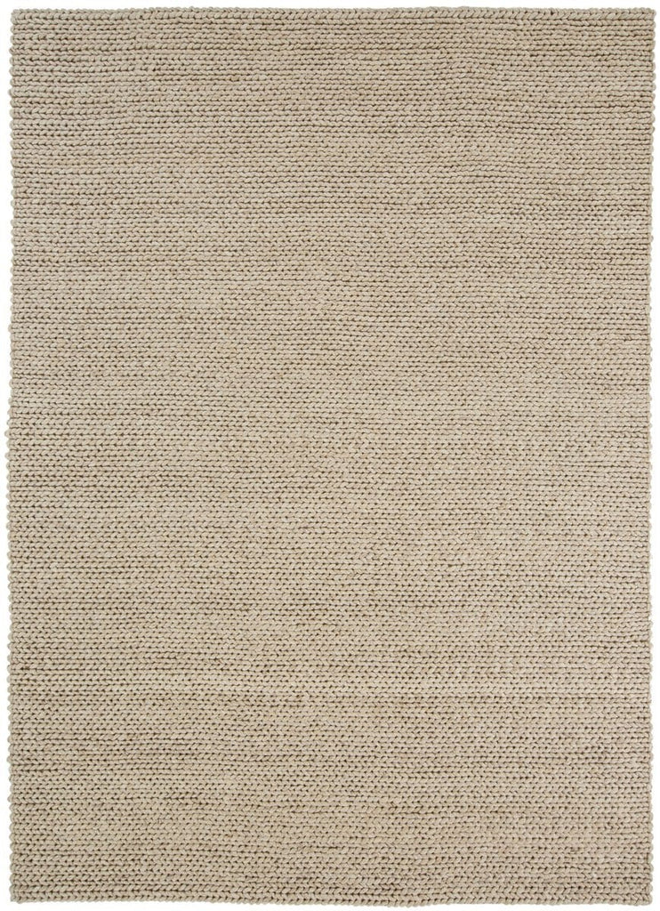 Bianca Natural Tan Braided Wool Rug
