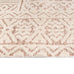 Bobbie Peach and Ivory Textured Tribal Rug