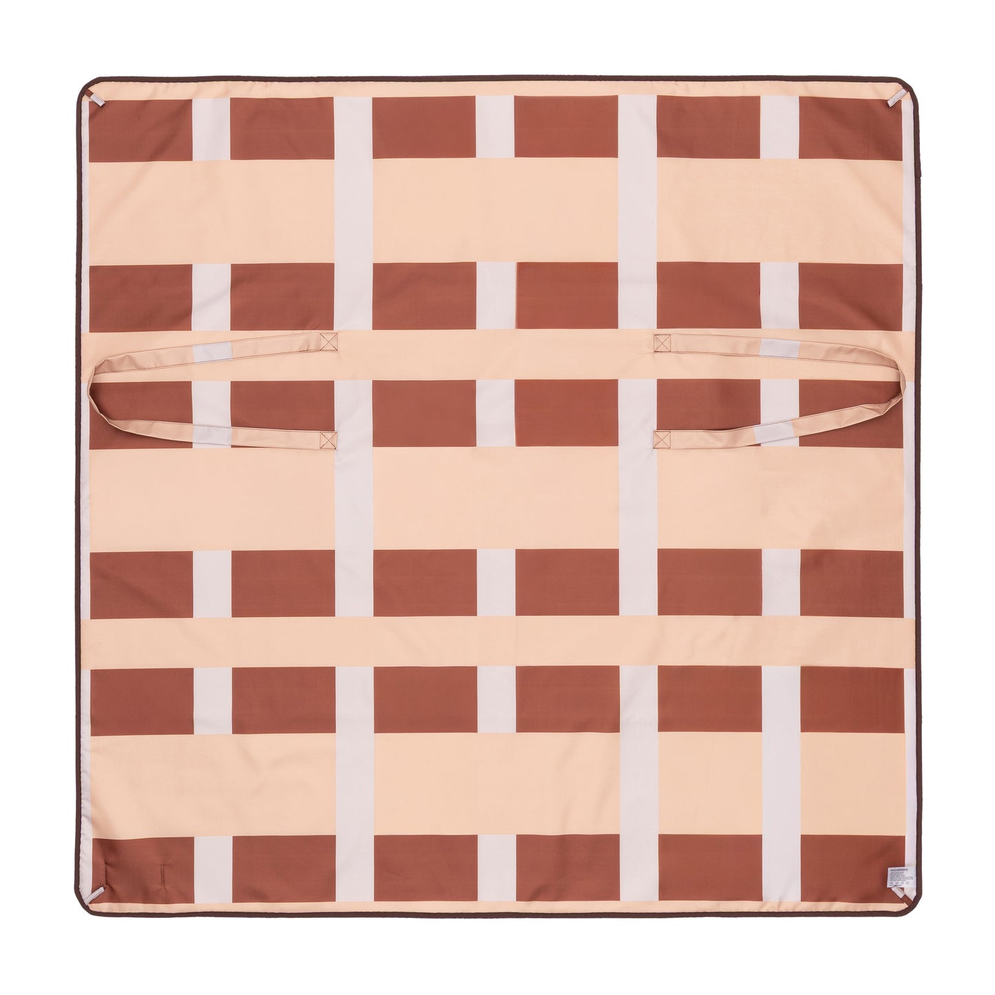 Brisa Tan Milk and Umber Beach Mat