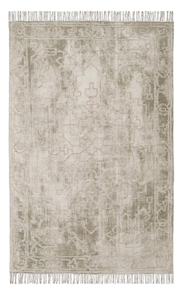 Charla Beige Distressed Rug