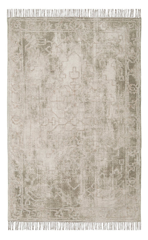Charla Beige Distressed Rug