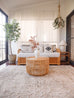 Charla Beige Distressed Rug