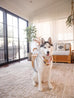 Charla Beige Distressed Rug