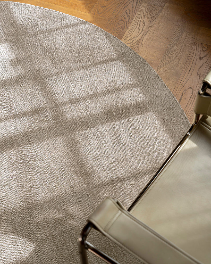 Codie Beige Handwoven Round Rug