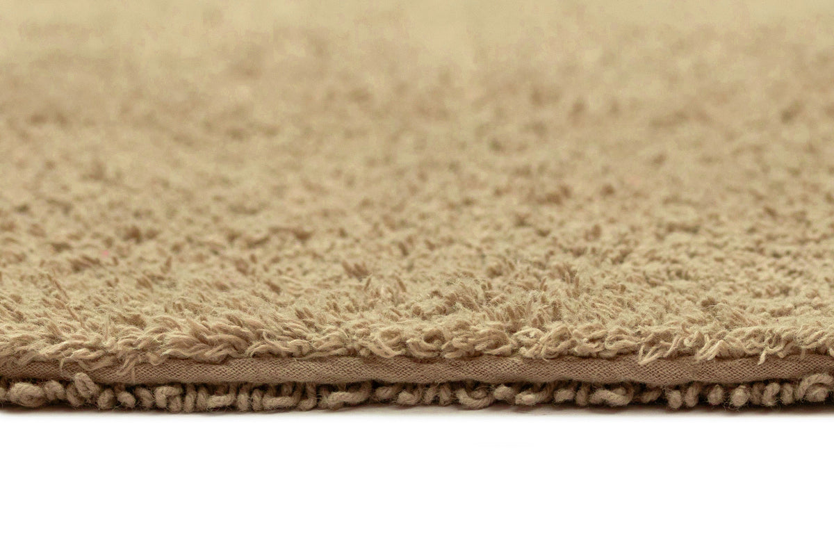 Cosima Beige Cotton Bath Mat