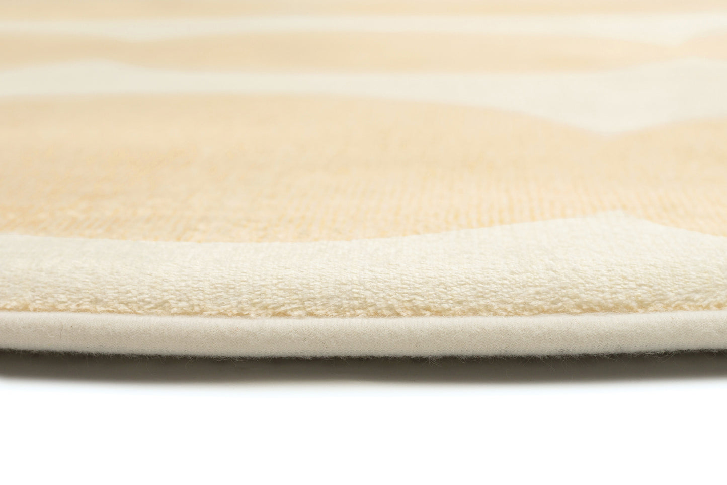 Cree Yellow and Beige Abstract Rollie Pollie Round Playmat