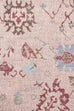 Dakota Blue and Pink Bordered Floral Rug