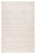 Delphine Ivory and Beige Tribal Transitional Rug