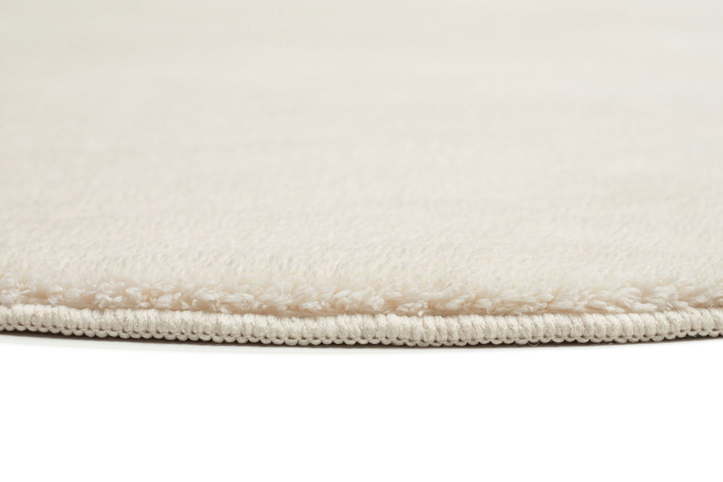 Demi Neutral Cream Irregular Shape Washable Rug