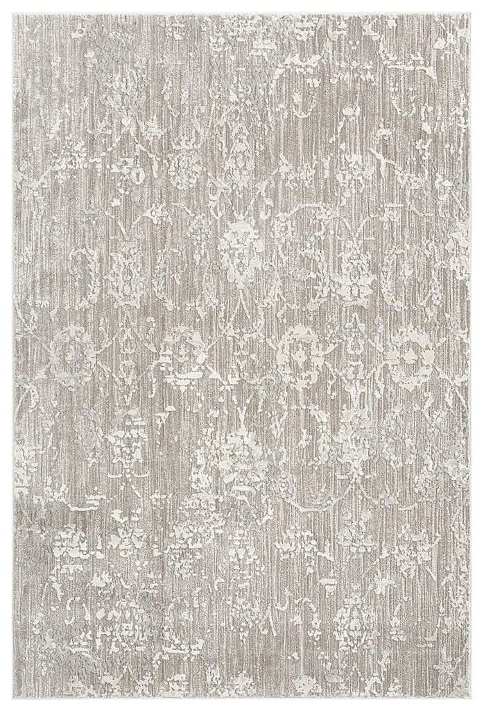 Eliana Grey Ivory And Cream Traditional Floral Rug