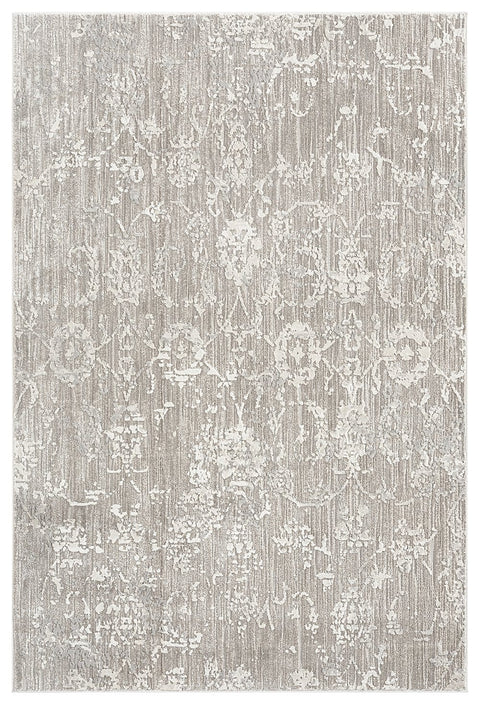 Eliana Grey Ivory And Cream Traditional Floral Rug