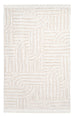 Etta Ivory Geometric Washable Rug