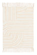 Etta Ivory Geometric Washable Bath Mat