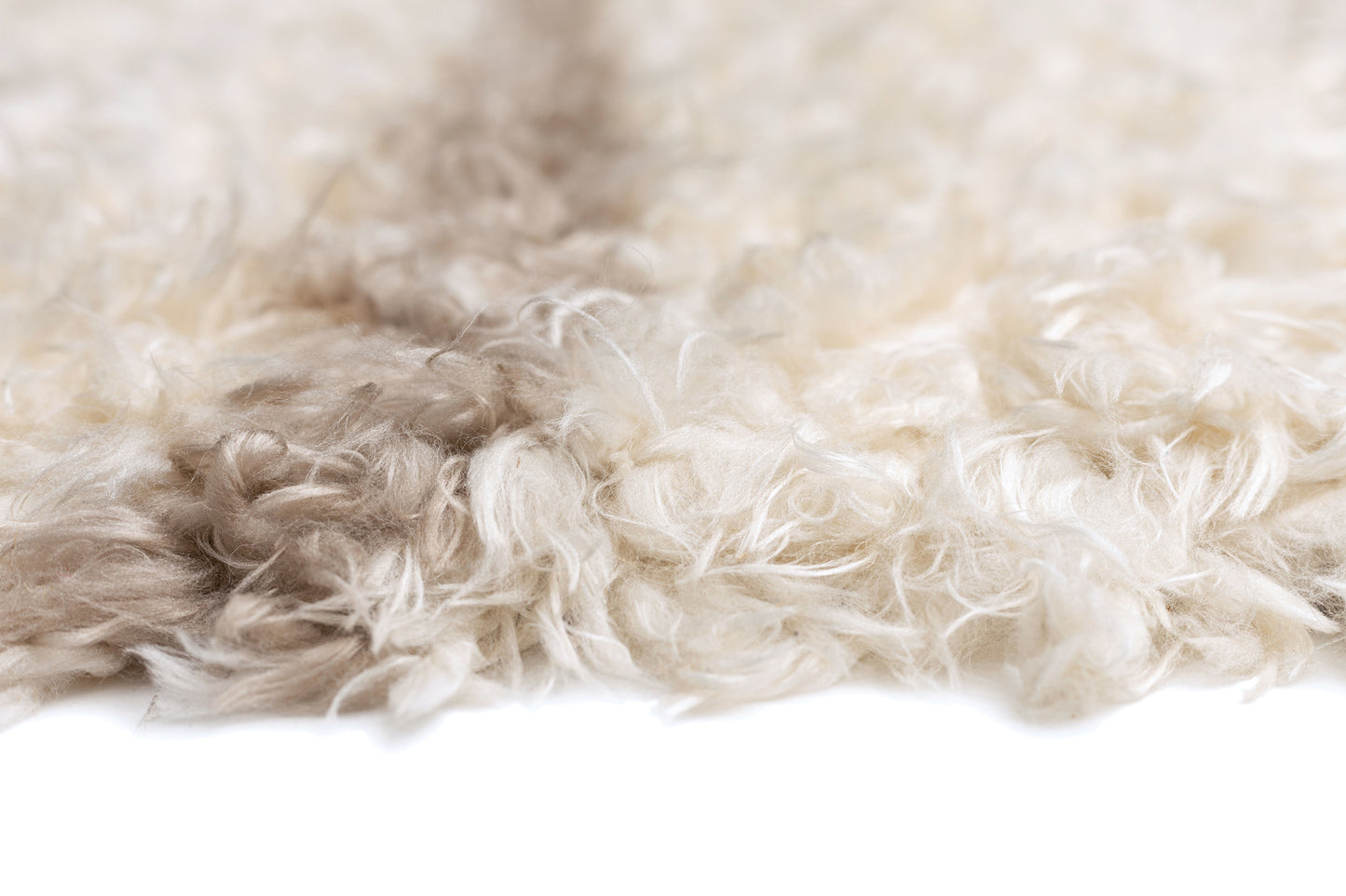 Fabiola Cream & Beige Tribal Shag Rug