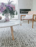 Farrah Marble Grey Braided Wool Rug