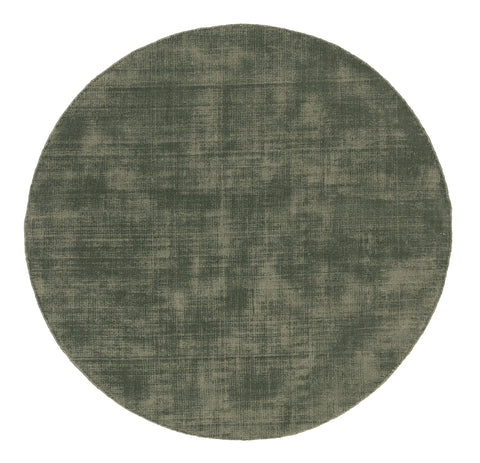Franz Green Handwoven Round Rug