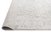 Gabriella Grey and Ivory Distressed Floral Rug