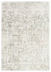 Gabriella Grey and Ivory Distressed Floral Rug