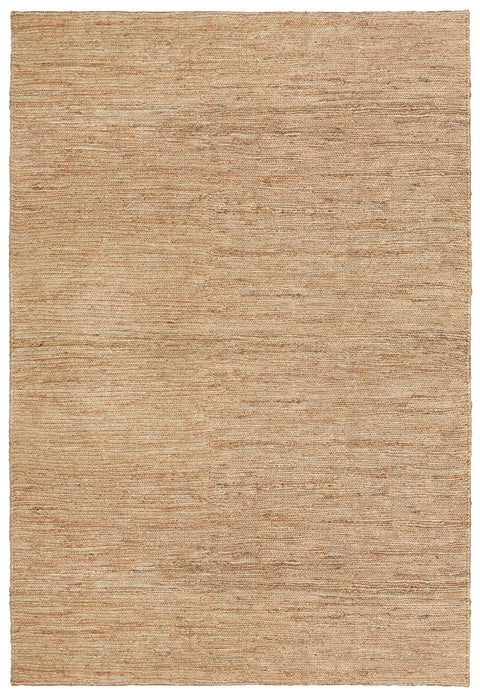 Raven Natural Tan Braided Jute Rug