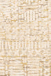 Jordan Mustard and Beige Geometric Modern Rug