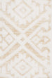 Josephine Ivory and Cream Tribal Transitional Runner Rug