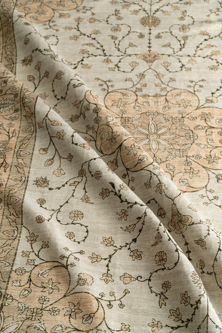 Josie Neutral Beige Boho Picnic Rug