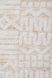 Kalinda Beige and Ivory Geometric Tribal Rug