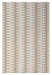 Krystal Brown and Ivory Geometric Flatweave Indoor Outdoor Rug