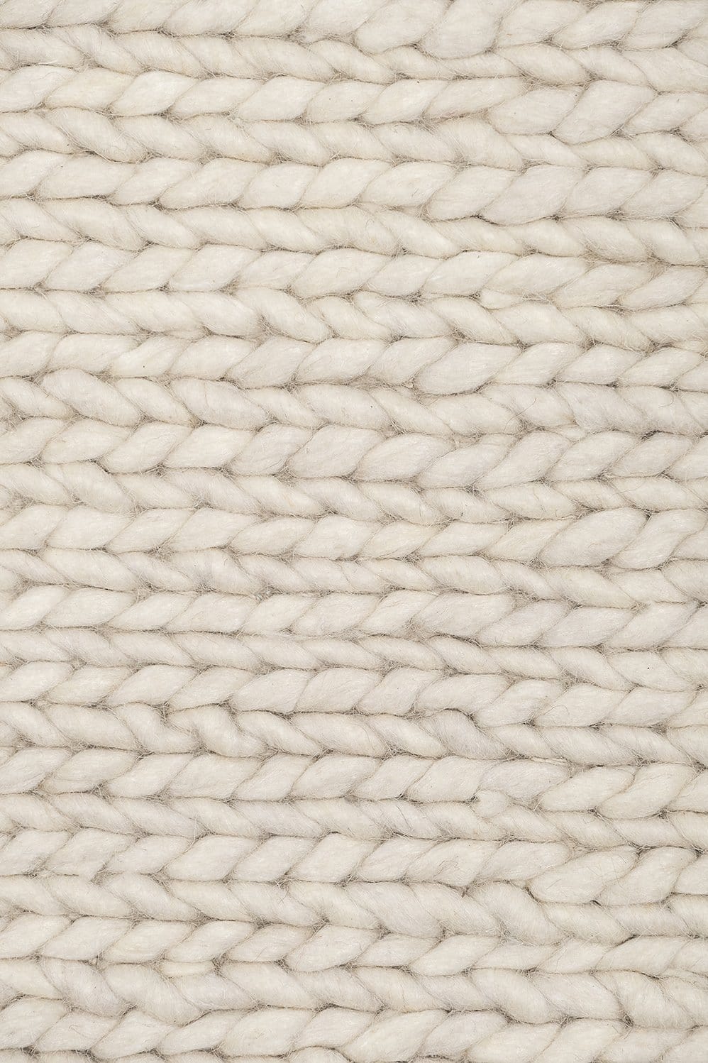 Laila Ivory Braided Wool Rug