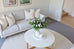 Larvic Ivory Chunky Wool Round Rug