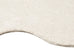 Lianna Cream Scallop Washable Bath Mat