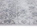 Lorna Grey Blue and Ivory Transitional Distressed Motif Rug