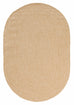 Malia Beige Braided Flatweave Indoor Outdoor Oval Rug