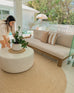 Malia Beige Braided Flatweave Indoor Outdoor Oval Rug