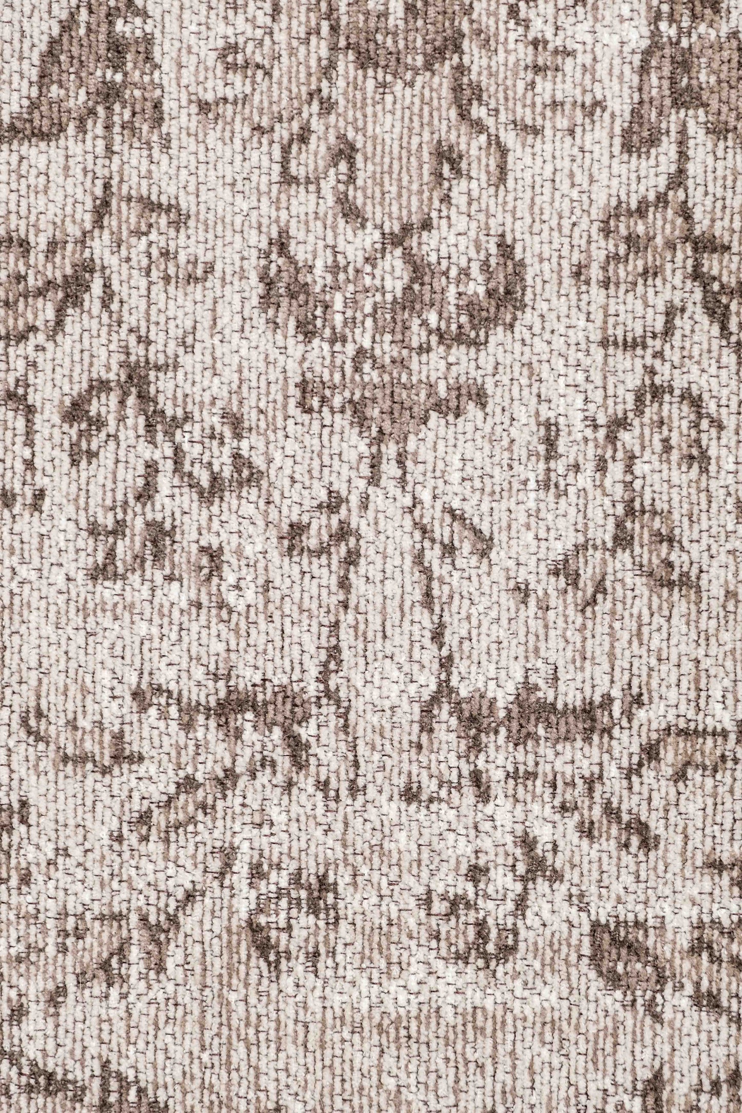 Moselle Beige and Brown Floral Distressed Rug