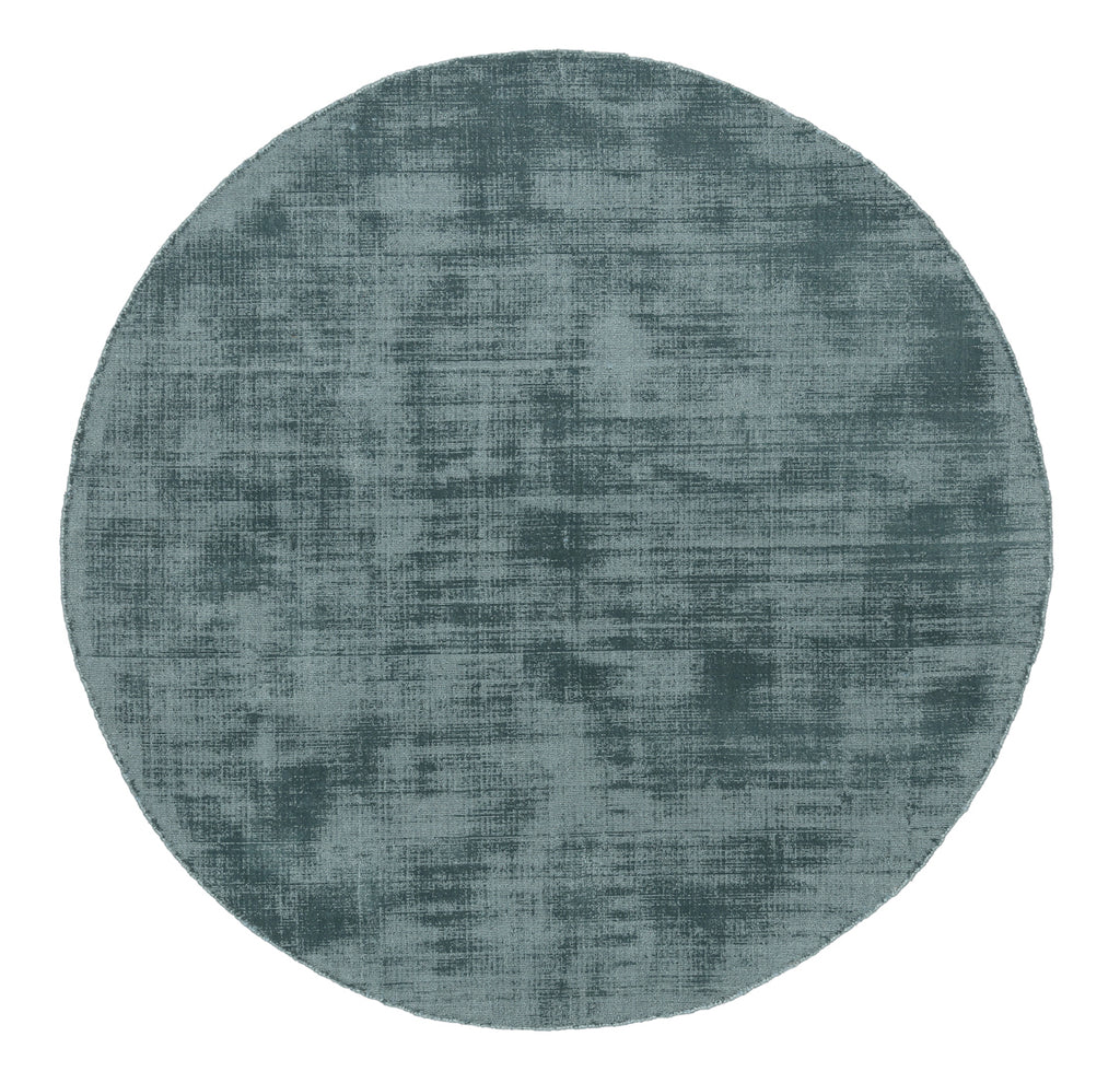 Nico Turquoise Handwoven Round Rug