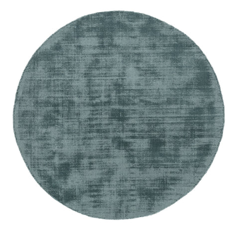 Nico Turquoise Handwoven Round Rug