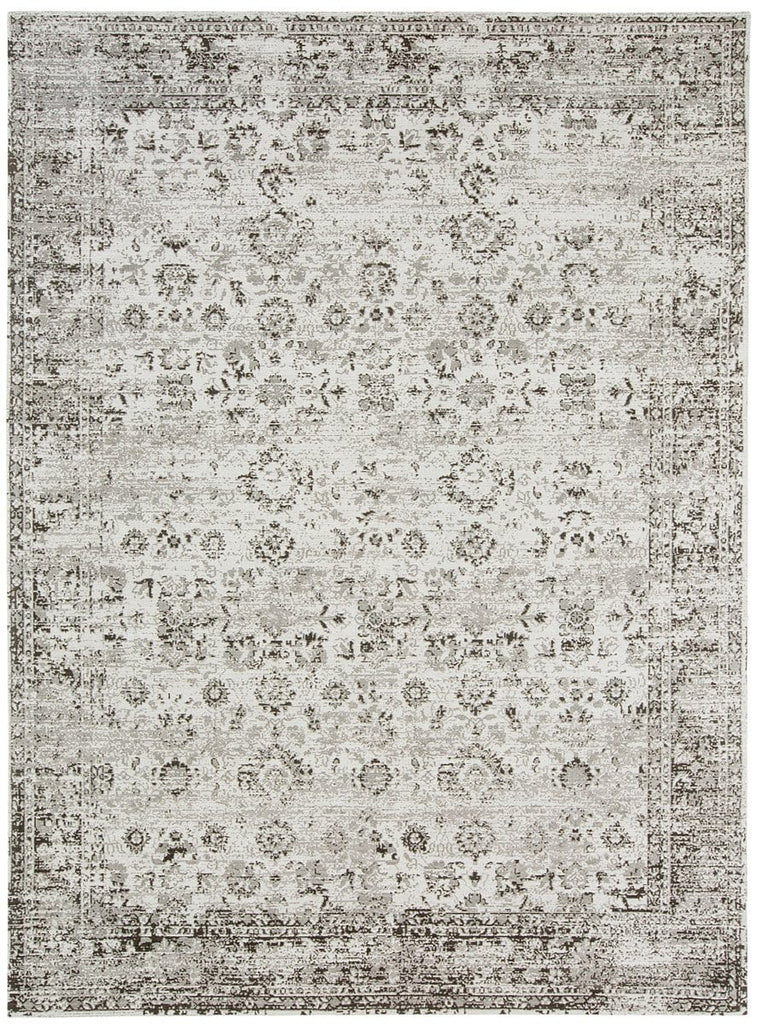 Nousha Black and White Transitional Rug