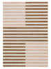 Okino Pink and Brown Washable Rug