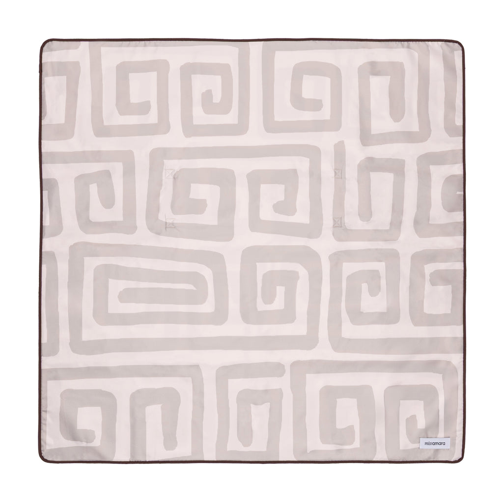 Orta Tonal Ivory Beach Mat