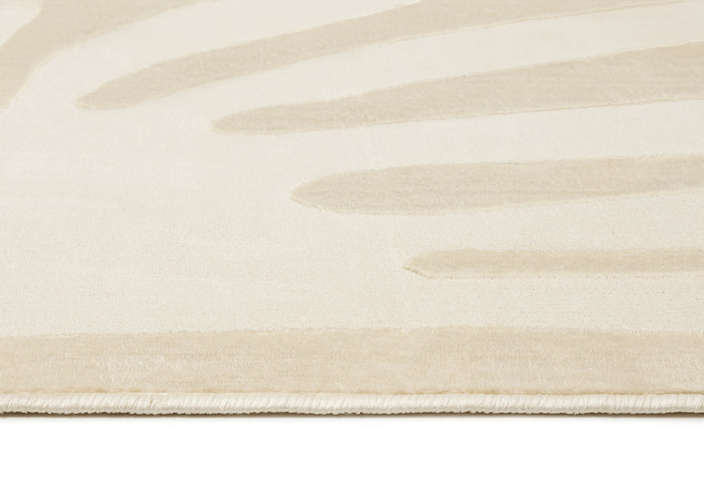 Palila Textured Abstract Neutral Washable Rug