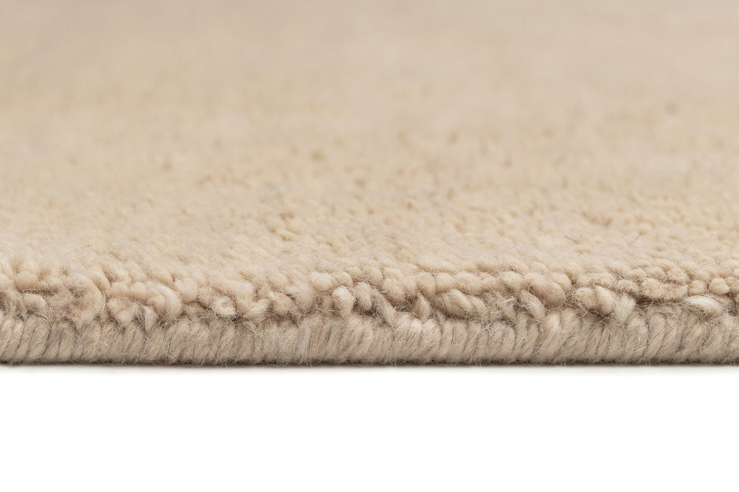Pattie Cream Wiggle Border Wool Rug