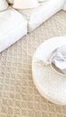 Piper Diamond Bleached Jute Rug