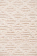 Piper Diamond Bleached Jute Runner Rug